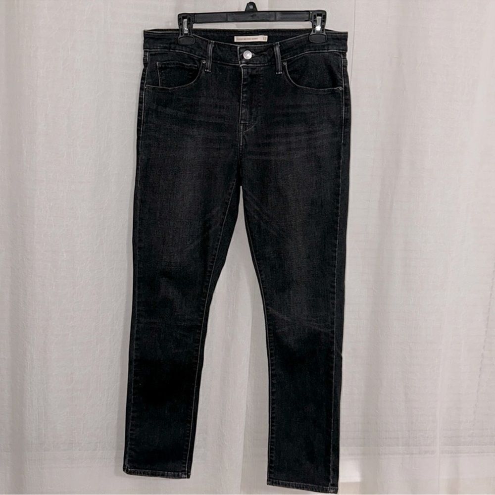 LEVI’S 12 Black Classic Mid Rise Skinny Jeans